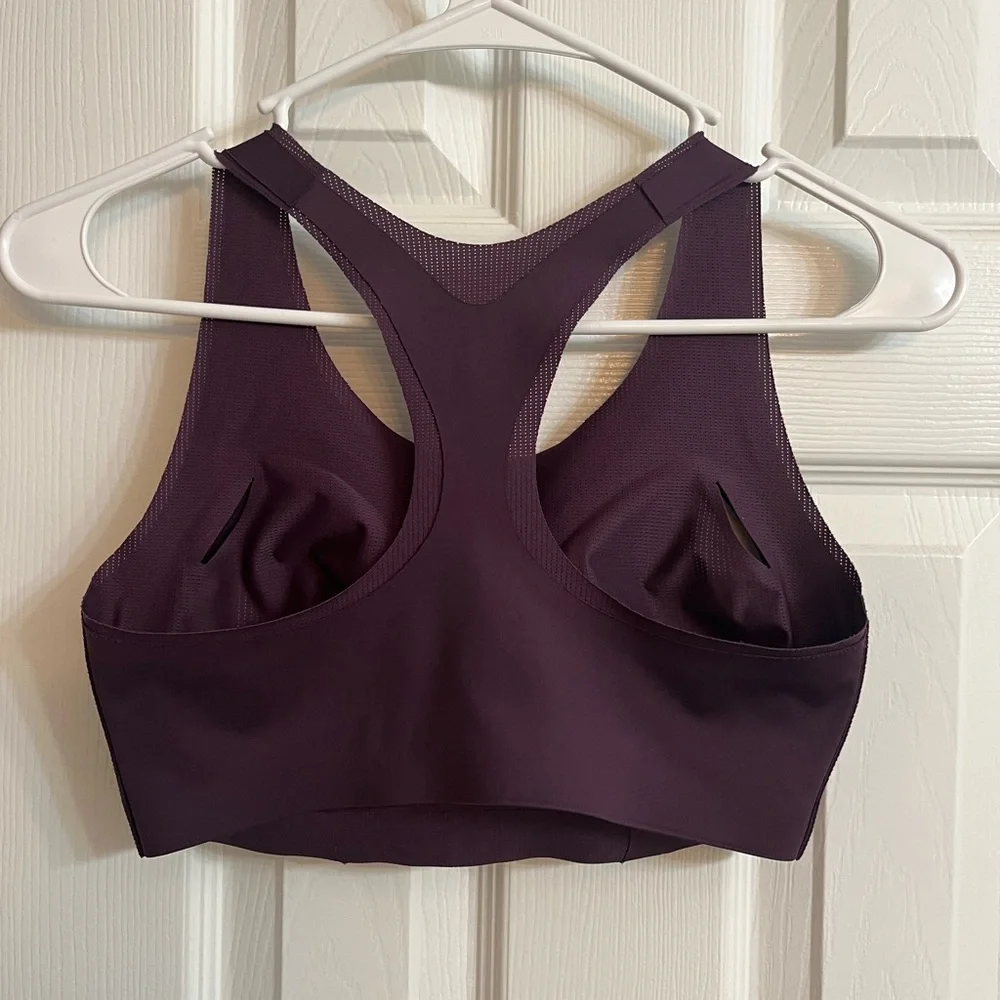 Soma bliss breathe racerback bra, size M, dark purple - Picture 3 of 4